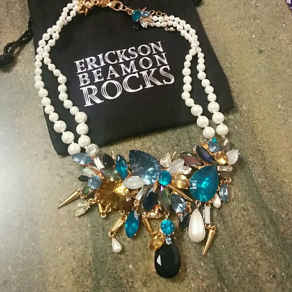 🆕Erickson Beamon Rocks necklace - Picture 1 of 5